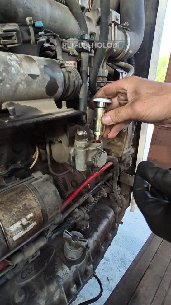 Pump replacement and direct starter jump at the RefBelholod station