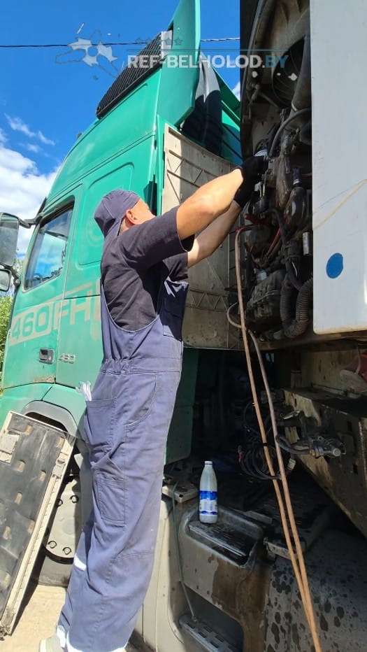 Roadside assistance for a trucker Carrier reefer repair