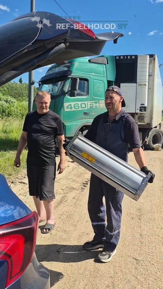 Priming reefer fuel system using the grandpa's method