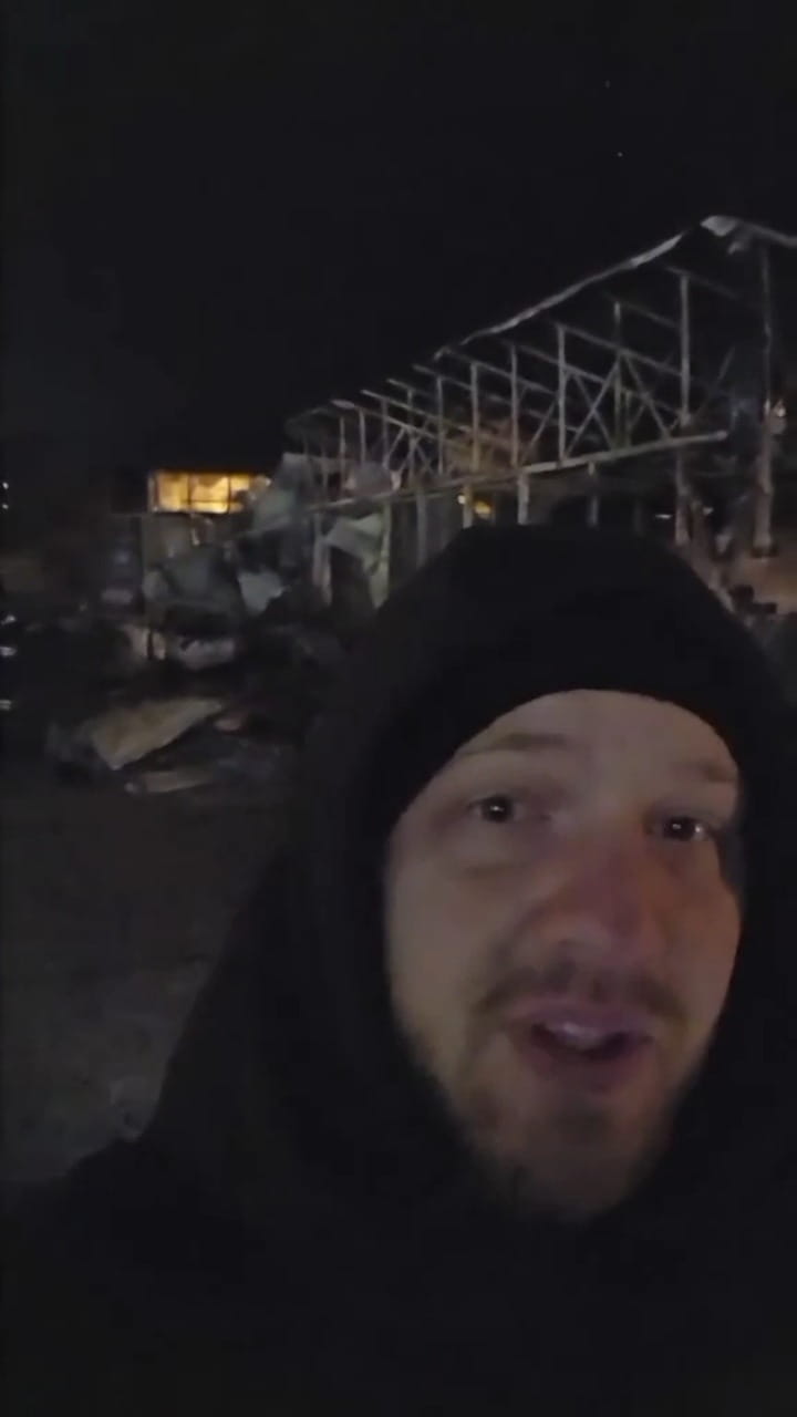 Consequences of the fire at the gas station in Klin near the RefBelholod base